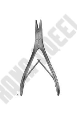 Wire Holding forceps, Flat-nosed Pliers,