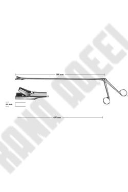 Biopsy forceps for rectum